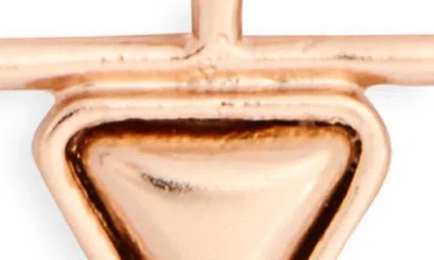 Karine Sultan Geometric Dangle Drop Earrings In Gold
