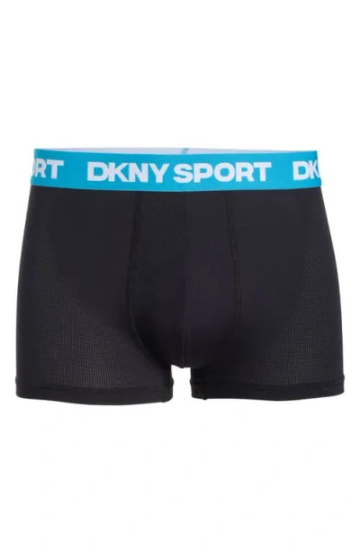 Dkny Pack Of 4 Assorted Trunks In Black