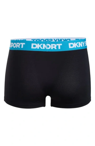 Dkny Pack Of 4 Assorted Trunks In Black