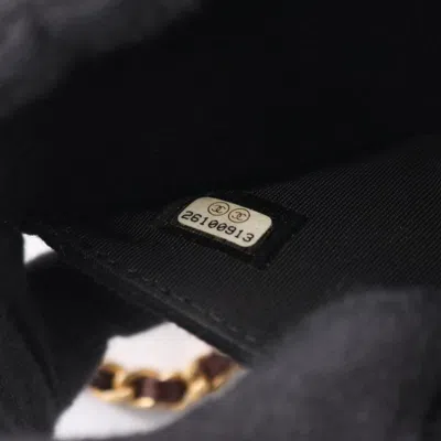 Pre-owned Chanel Black Wool Shoulder Bag ()