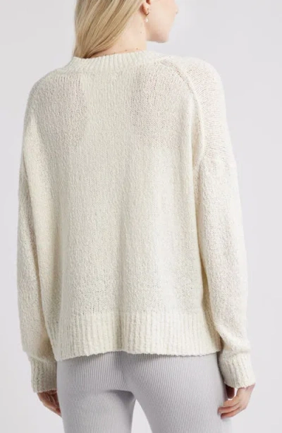 Bp. Oversize V-neck Sweater In Brown