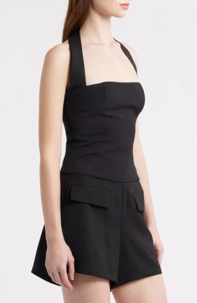 Odd Muse The Ultimate Muse Halter Top In Black