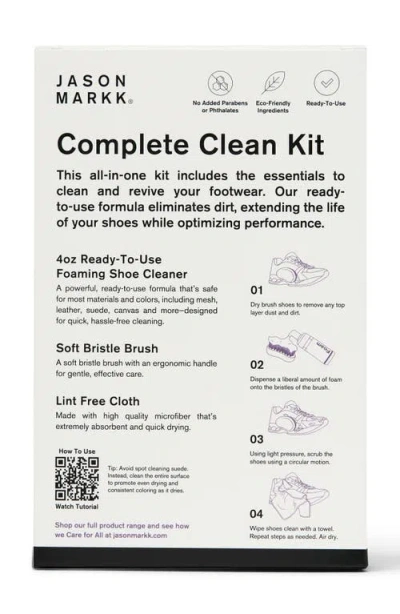 Jason Markk Complete Clean 3-piece Shoe Care Kit In Multi
