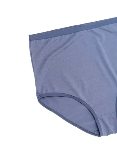 Baserange High-waisted Briefs In Blue