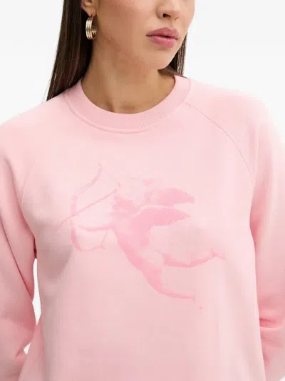 Fiorucci Cupid-graphic Sweatshirt In Pink