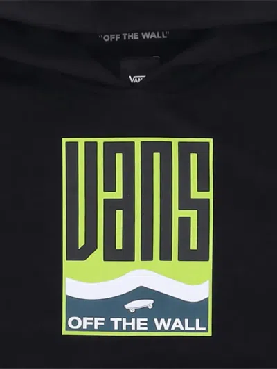 Vans Graphic-print Hoodie In Black