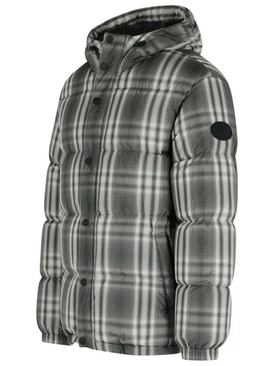 Burberry Hooded Down Jacket Quilted Design In Black
