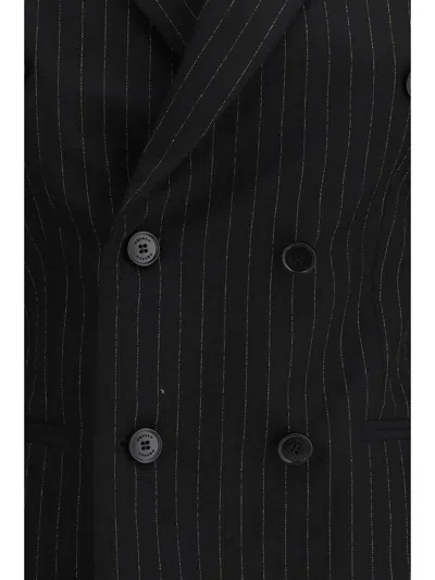 Alexander Mcqueen Black Wool Blazer In Black