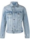 Ksubi Blue Oh G Acid Trip Trash Denim Jacket