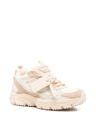 Off-white Be Right Back Lace-up Sneakers In Brown