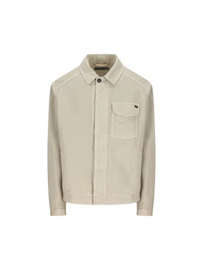Massimo Osti Studio Chest-pocket Jacket In Neutral