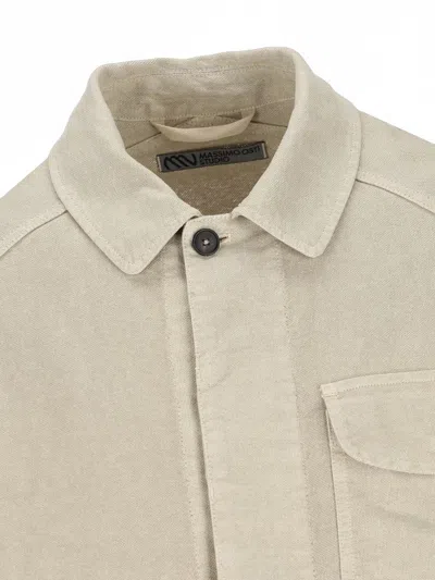 Massimo Osti Studio Chest-pocket Jacket In Neutral