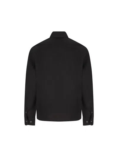 Massimo Osti Studio Patch-pocket Shirt In Black