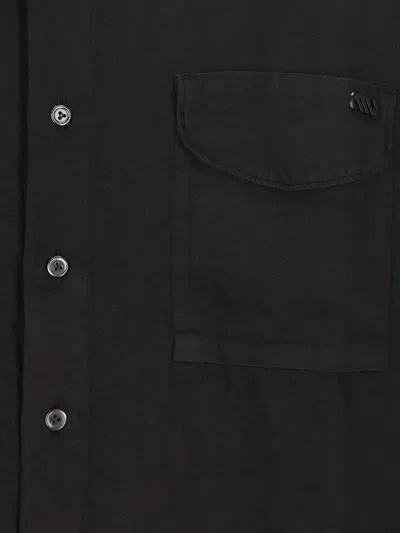 Massimo Osti Studio Patch-pocket Shirt In Black