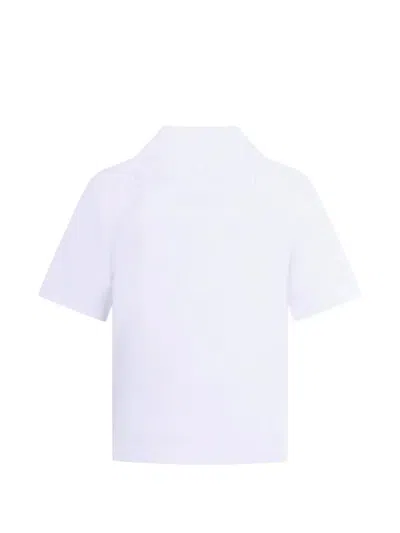 Balmain Short-sleeve Shirt In White
