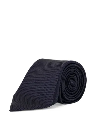 Tom Ford Silk Tie In Blue