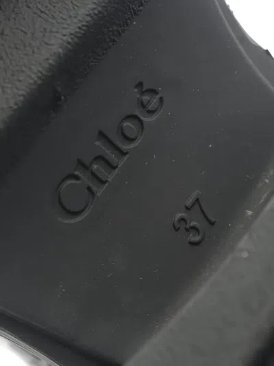 Pre-owned Chloé Block-heel Boots In Black