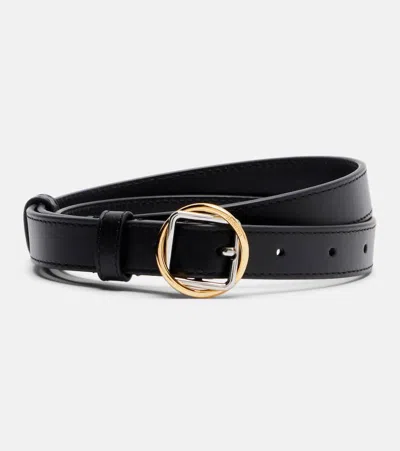 Jacquemus La Ceinture Salon Leather Belt In Black