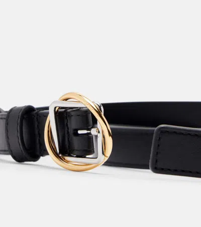 Jacquemus La Ceinture Salon Leather Belt In Black