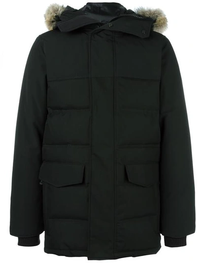 Canada Goose Clarence Coat In 638 - Black Herringb | ModeSens