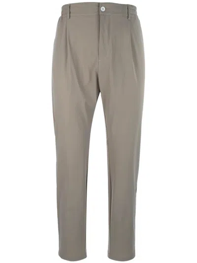 Cruna Pleated Trousers In Brown