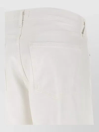 Agolde Vana Fold Wide-leg Jeans In White