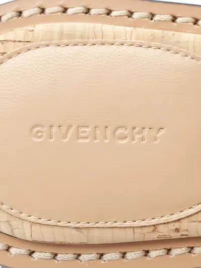 Pre-owned Givenchy 4g Liquid Slide Sandals In Neutral