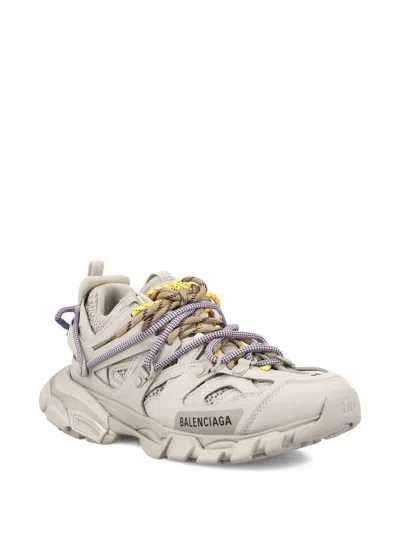 Balenciaga Track Trail Laces Sneakers In Gray
