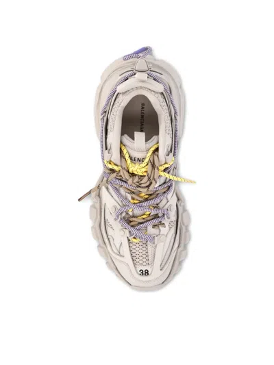 Balenciaga Track Trail Laces Sneakers In Gray