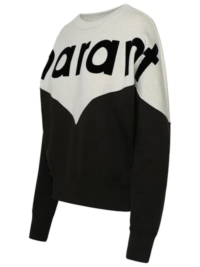 Isabel Marant Étoile Isabel Marant Etoile Two-color Cotton Blend Houston Sweatshirt Women In Black