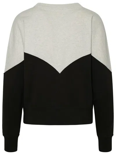 Isabel Marant Étoile Isabel Marant Etoile Two-color Cotton Blend Houston Sweatshirt Women In Black
