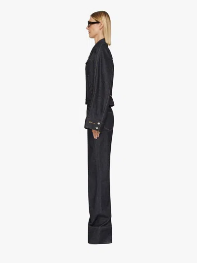 Givenchy Straight Denim Jeans In Black
