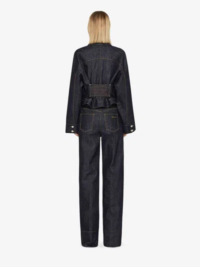 Givenchy Straight Denim Jeans In Black