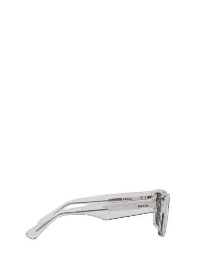 Prada Rectangle-frame Sunglasses In Gray