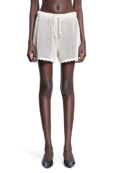 Sea Crochet Shorts In Neutral