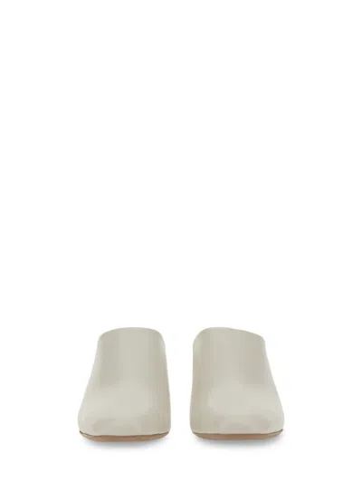 Tod's Leather Sandal In White