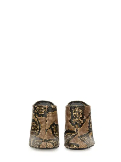 Dries Van Noten Women Leather Asymmetric Boots In Multi