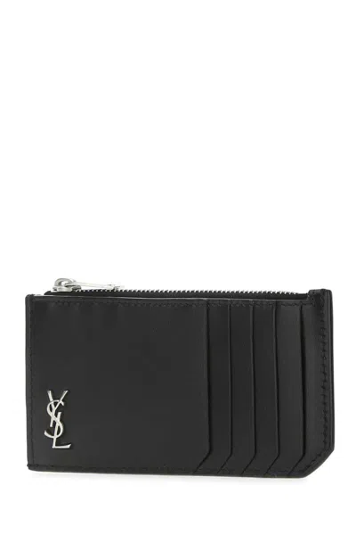 Saint Laurent Wallets In Black