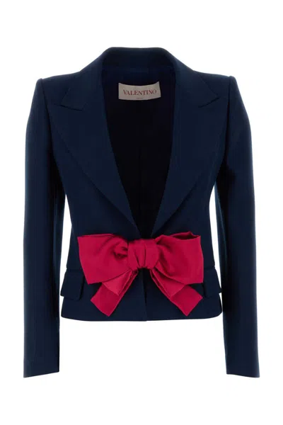 Valentino Garavani Jackets And Vests In Blue