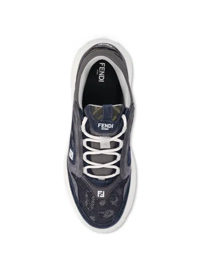Fendi Force Trainers In Blue