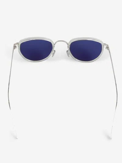 Eyevan Round Sunglasses In Brown