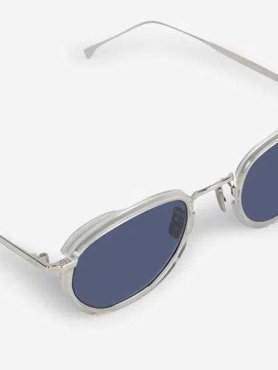 Eyevan Round Sunglasses In Brown