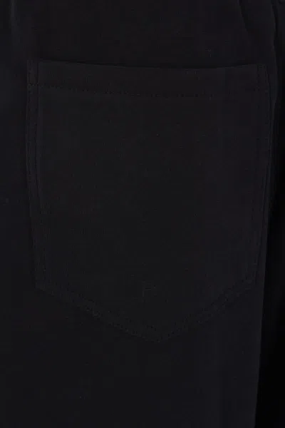 Brunello Cucinelli French Terry Track Trousers In Black