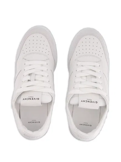 Givenchy Yard Leather Sneakers In White