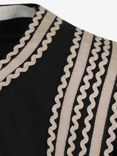 Ulla Johnson Anora Flutter-sleeve Blouse In Black