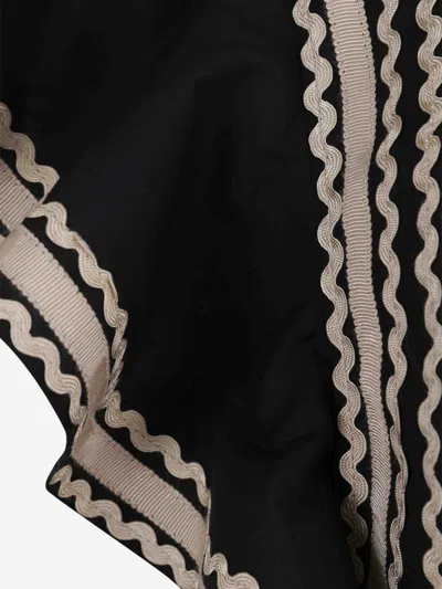 Ulla Johnson Anora Flutter-sleeve Blouse In Black