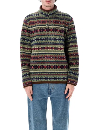 Polo Ralph Lauren Printed Teddy Jacket In Multi