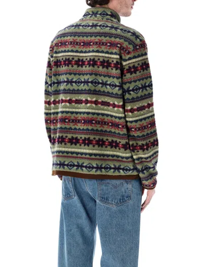 Polo Ralph Lauren Printed Teddy Jacket In Multi