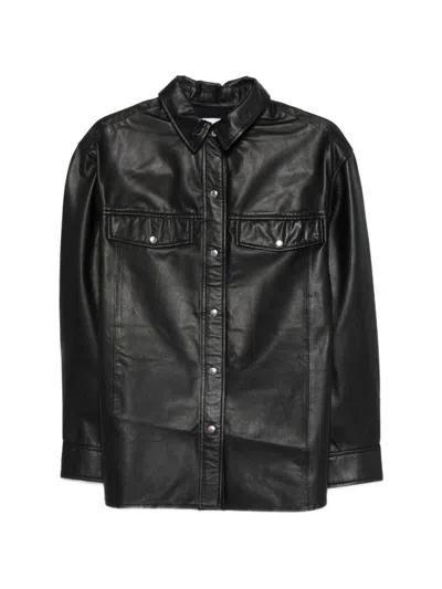 Iro Black Regular Shirt In Black