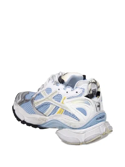 Balenciaga Sneaker Runner In Polyurethane And Polyester In Blue